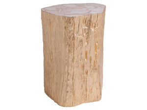 Lexington Artistica Home Trunk Accent Table - Unique Natureform Design With Fossilized Clam Shell Top For Stunning Decor Gold Wood 2036-951