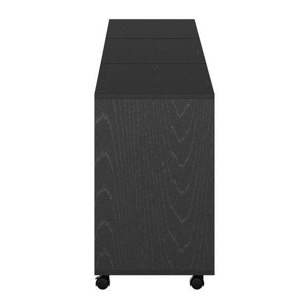 Winsome Wood Halifax 3-piece Mobile Cabinet Set With File Drawer & Easy-glide Storage - Versatile Black Finish Black Composite Wood 20361-winsome-wood