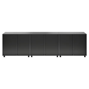Winsome Wood Halifax 3-piece Mobile Cabinet Set With File Drawer & Easy-glide Storage - Versatile Black Finish Black Composite Wood 20361-winsome-wood