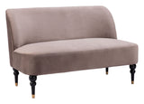 Bintulu Loveseat Taupe 109982 Zuo Modern