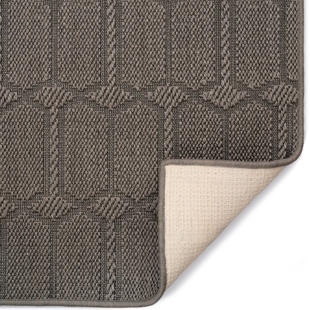 Capel Rugs Petra Natural Sisal Rug - Stylish Machine Woven Design For Elegant Home Décor And Comfort Graphite 100% Natural Sisal 2048rs05000800340