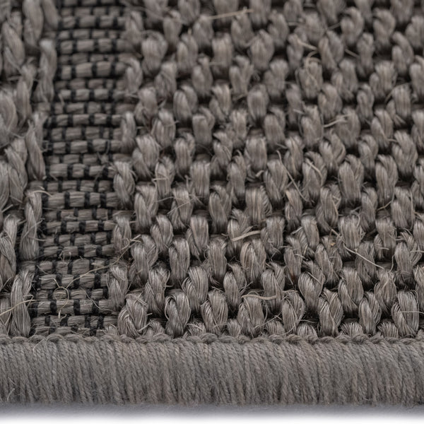 Capel Rugs Petra Natural Sisal Rug - Stylish Machine Woven Design For Elegant Home Décor And Comfort Graphite 100% Natural Sisal 2048rs05000800340