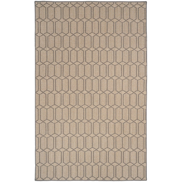 Capel Rugs Petra Natural Sisal Rug - Stylish Machine Woven Design For Elegant Home Décor And Comfort Sand Black 100% Natural Sisal 2048rs02000300370