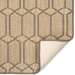 Capel Rugs Petra Natural Sisal Rug - Stylish Machine Woven Design For Elegant Home Décor And Comfort Sand Black 100% Natural Sisal 2048rs02000300370