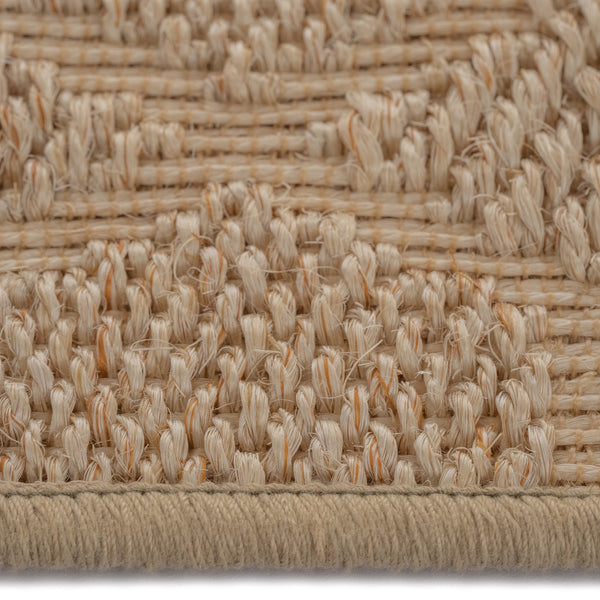 Capel Rugs Petra Natural Sisal Rug - Stylish Machine Woven Design For Elegant Home Décor And Comfort Buttermilk 100% Natural Sisal 2048rs02000300600