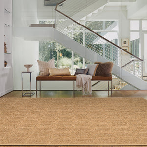 Capel Rugs Petra Natural Sisal Rug - Stylish Machine Woven Design For Elegant Home Décor And Comfort Wheat 100% Natural Sisal 2048rs02000300700