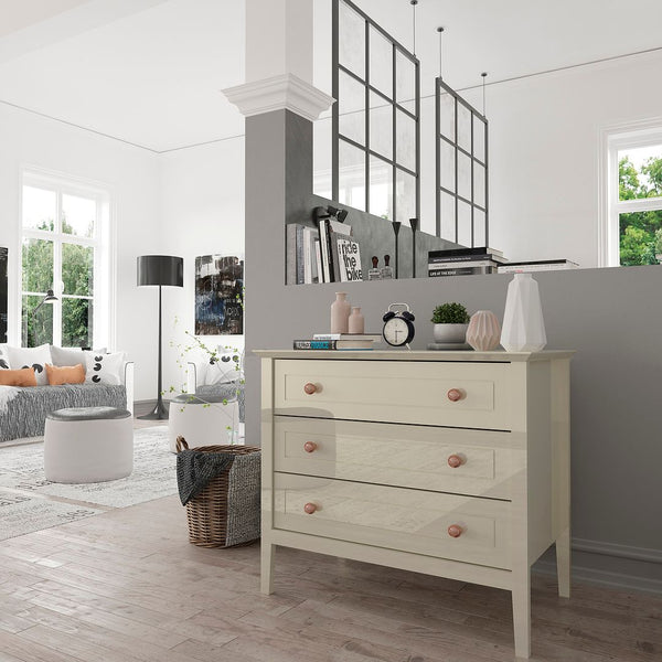 Manhattan Comfort Crown Modern Dresser Off White 204GMC3