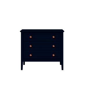 Manhattan Comfort Crown Modern Dresser Tatiana Midnight Blue 204GMC4