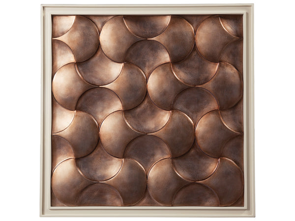 Lexington Artistica Home Credo Square End Table - Artistica Home's Unique Silver Leaf And Glass Design For Elegant Spaces Creamy White Wood 2055-957