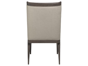 Lexington Artistica Home Haiku Upholstered Side Chair - Elegant Mahogany Design With Soft Natural Fabric For Every Room Antico Wood 2057-880-39-01