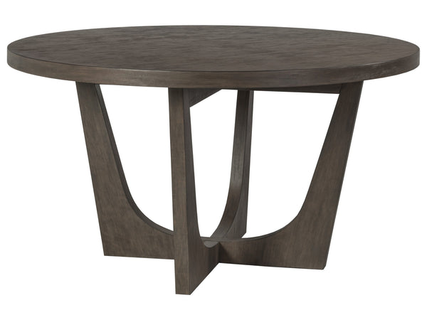 Lexington Artistica Home Brio Round Dining Table - Elegant Mahogany Design With Textured Finishes For Modern Dining Spaces Antico Wood 2058-870-39