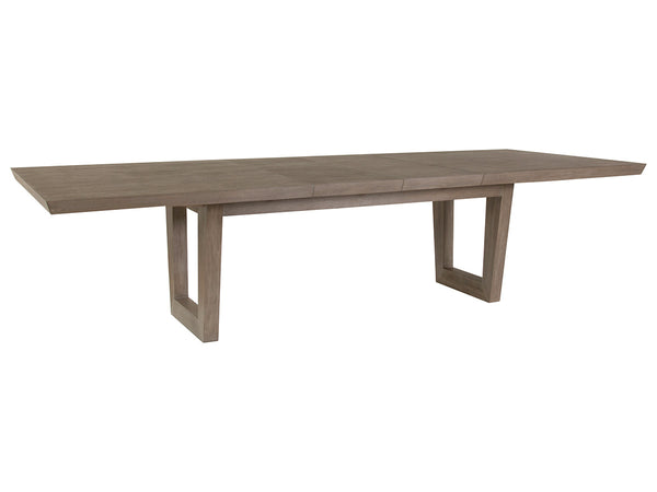 Lexington Artistica Home Brio Rectangular Dining Table - Elegant Mahogany Design, Extends To Seat 12, Perfect For Any Home Grigio Wood 2058-877-41