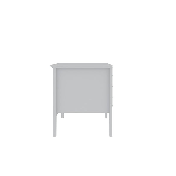 Manhattan Comfort Crown Modern Nightstand White 205GMC1