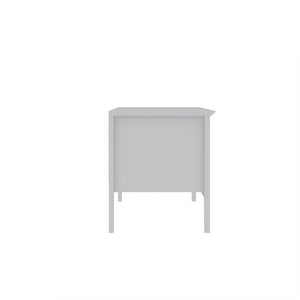 Manhattan Comfort Crown Modern Nightstand White 205GMC1