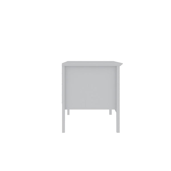 Manhattan Comfort Crown Modern Nightstand White 205GMC1