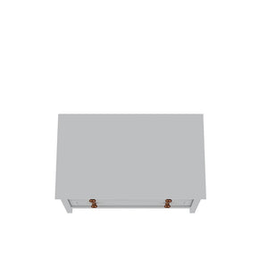 Manhattan Comfort Crown Modern Nightstand White 205GMC1