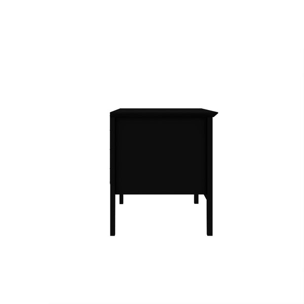 Manhattan Comfort Crown Modern Nightstand Black 205GMC2