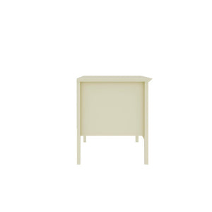 Manhattan Comfort Crown Modern Nightstand Off White 205GMC3