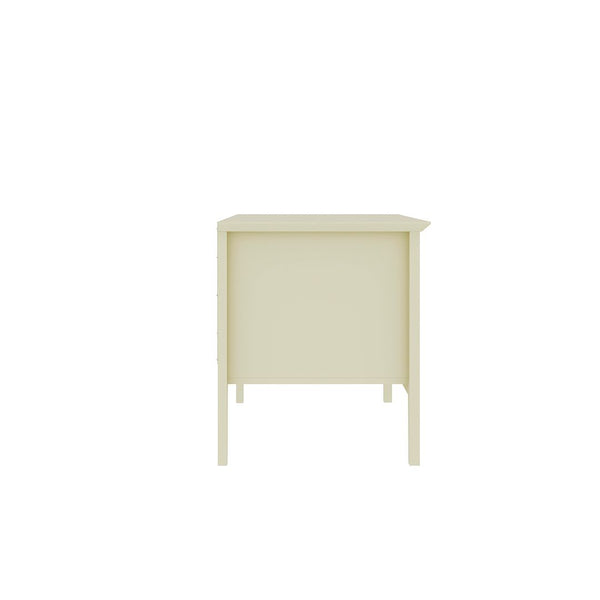 Manhattan Comfort Crown Modern Nightstand Off White 205GMC3
