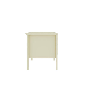 Manhattan Comfort Crown Modern Nightstand Off White 205GMC3