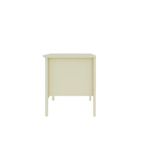 Manhattan Comfort Crown Modern Nightstand Off White 205GMC3