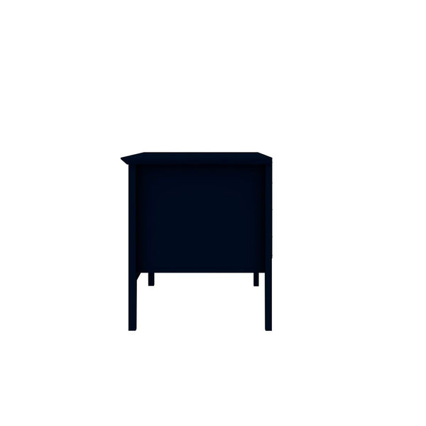 Manhattan Comfort Crown Modern Nightstand Tatiana Midnight Blue 205GMC4