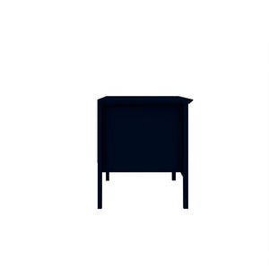 Manhattan Comfort Crown Modern Nightstand Tatiana Midnight Blue 205GMC4