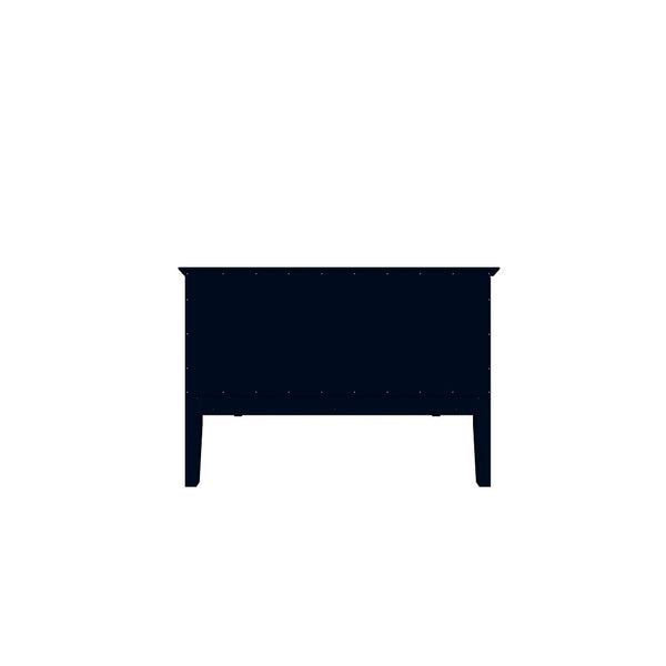 Manhattan Comfort Crown Modern Nightstand Tatiana Midnight Blue 205GMC4