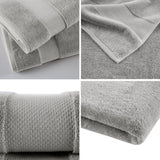 Madison Park Signature Casual 100% Cotton Bath Sheet 2 Piece Set MPS73-533 Grey