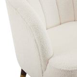 Christopher Knight Home® - Noble House - - Upholstered Barrel Accent Chair With Wooden Legs