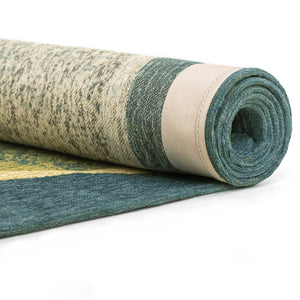 Louis de Poortere Craft Collection Marble Area Rug Artisan Textured Contemporary Living Room Accent Larch 5'7 x 7'10 120057