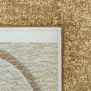 Louis de Poortere Craft Collection Marble Area Rug Artisan Textured Contemporary Living Room Accent Oak 5'7 x 7'10 120062