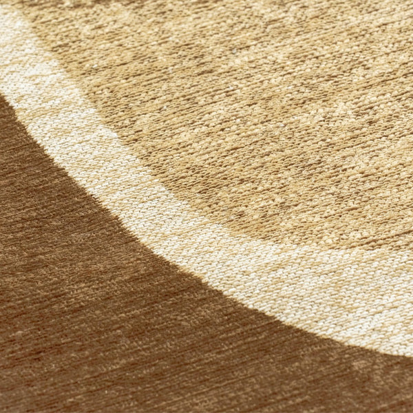 Louis de Poortere Craft Collection Marble Area Rug Artisan Textured Contemporary Living Room Accent Oak 5'7 x 7'10 120062