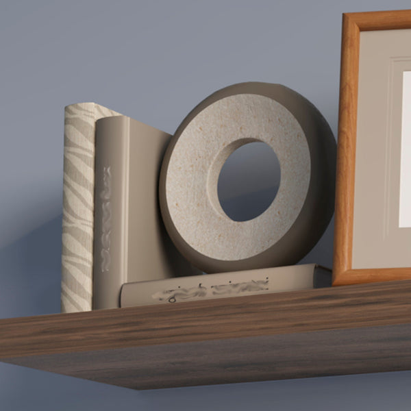 English Elm Grey Grey Walnut Floating Shelf with Concealed Mounts, Durable Scratch & Moisture Resistant Finish, Modern Minimalist Wall Decor 31.5" B062P373797