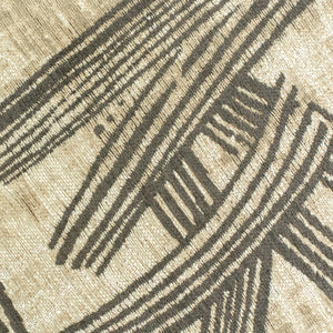 Louis de Poortere Meditation Collection Kanji Calligraphy Inspired Plush Area Rug for Serene Living Spaces Slate 7'10 x 11'2 119994