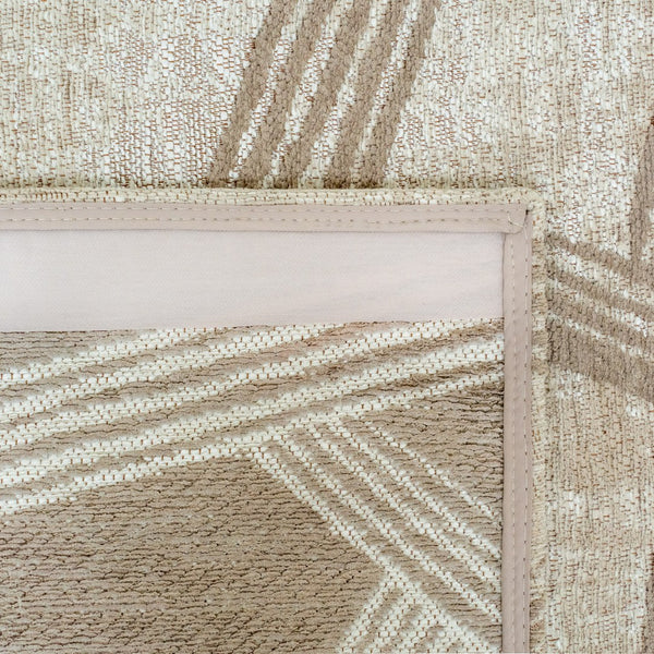 Louis de Poortere Meditation Collection Kanji Calligraphy Inspired Plush Area Rug for Serene Living Spaces Dune 7'10 x 11'2 120002