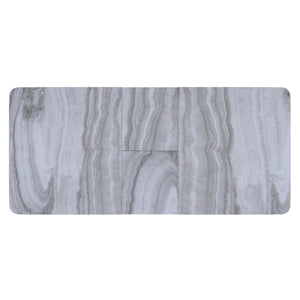 Worldwide Home Furnishings Gavin_Cortez Modern 7-piece Dining Set With Marble-look Top, Sturdy Metal Legs, And Comfort Chairs Black Table,Black Chair Glass,Metal,Mdf,Faux Leather 207-360_081blk_Bk