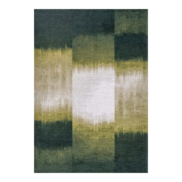 Louis de Poortere Meditation Sendai Tie-dye Inspired Gradient Area Rug for Modern Living Spaces Forest Mood 6'7 x 9'2 119968