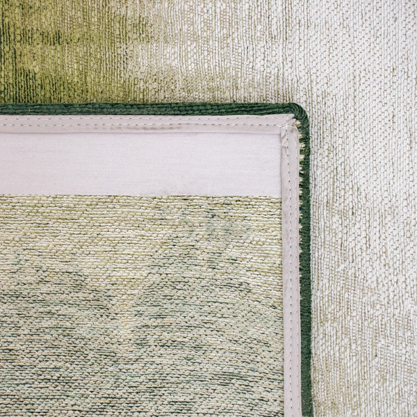 Louis de Poortere Meditation Sendai Tie-dye Inspired Gradient Area Rug for Modern Living Spaces Forest Mood 6'7 x 9'2 119968