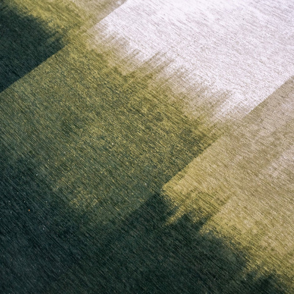 Louis de Poortere Meditation Sendai Tie-dye Inspired Gradient Area Rug for Modern Living Spaces Forest Mood 6'7 x 9'2 119968