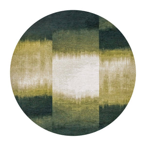 Louis de Poortere Meditation Sendai Tie-dye Inspired Gradient Area Rug for Modern Living Spaces Forest Mood 7'10 x 7'10 119971
