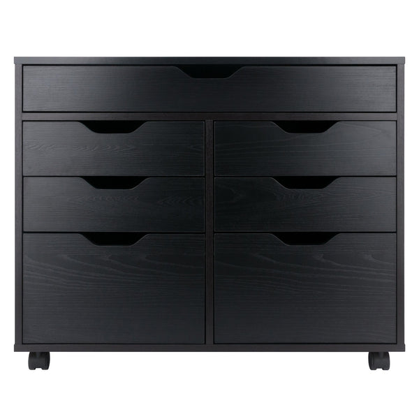Winsome Wood Halifax 5-drawer Mobile Cabinet - Versatile Storage Solution For Craft, Office, And Home Needs! Black Composite Wood 20748-winsome-wood