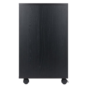 Winsome Wood Halifax 5-drawer Mobile Cabinet - Versatile Storage Solution For Craft, Office, And Home Needs! Black Composite Wood 20748-winsome-wood