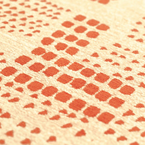 Louis de Poortere Craft Collection Zen Geometric Area Rug for Living Room Bedroom Minimalist Accent Grenadine 2'7 x 4'11 120044
