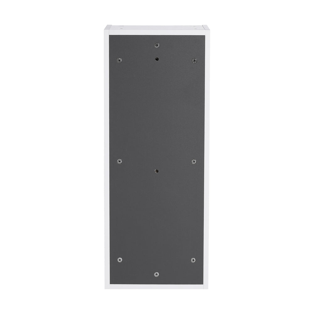 English Elm 12" Bathroom Side Cabinet - Modern Wall-Mounted Design With Soft-Close Doors For Stylish Storage W999P248645