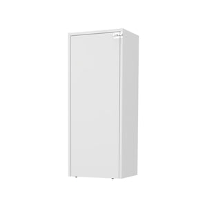English Elm Brier Wall-Mount Foldaway Ironing Board Cabinet — Space-Saving White Engineered Wood for Laundry Rooms B092P309188