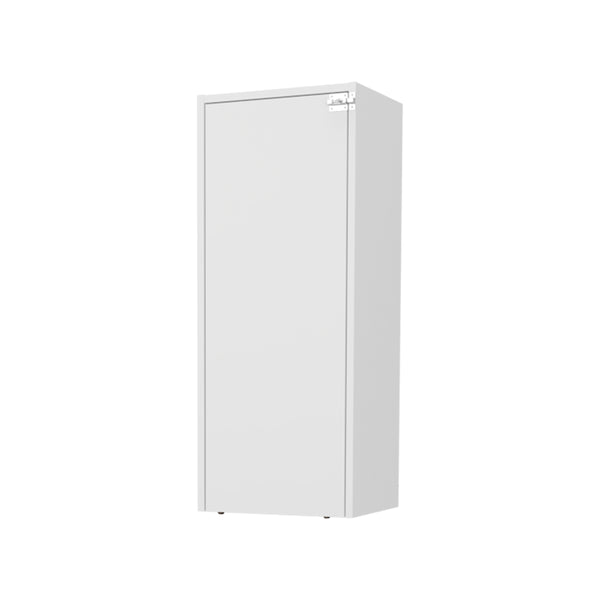 English Elm Brier Wall-Mount Foldaway Ironing Board Cabinet — Space-Saving White Engineered Wood for Laundry Rooms B092P309188