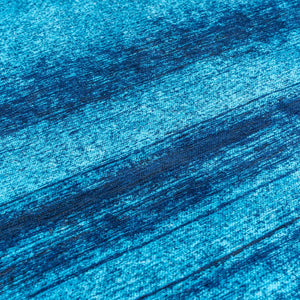 Louis de Poortere Craft Collection Brush Stroke Abstract Area Rug Bold Linework for Modern Living Spaces Diva Blue 2'7 x 4'11 120274