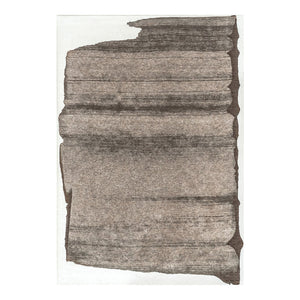 Louis de Poortere Craft Collection Brush Stroke Abstract Area Rug Bold Linework for Modern Living Spaces Mastic 5'7 x 7'10 120283