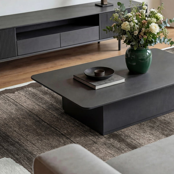 Louis de Poortere Craft Collection Brush Stroke Abstract Area Rug Bold Linework for Modern Living Spaces Mastic 5'7 x 7'10 120283